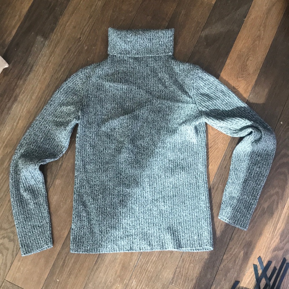 Theory grey turtleneck sweater